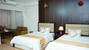 Phòng đôi dành cho gia đình | 1 phòng ngủ, bộ đồ giường cao cấp, chăn bông, nệm Select Comfort 