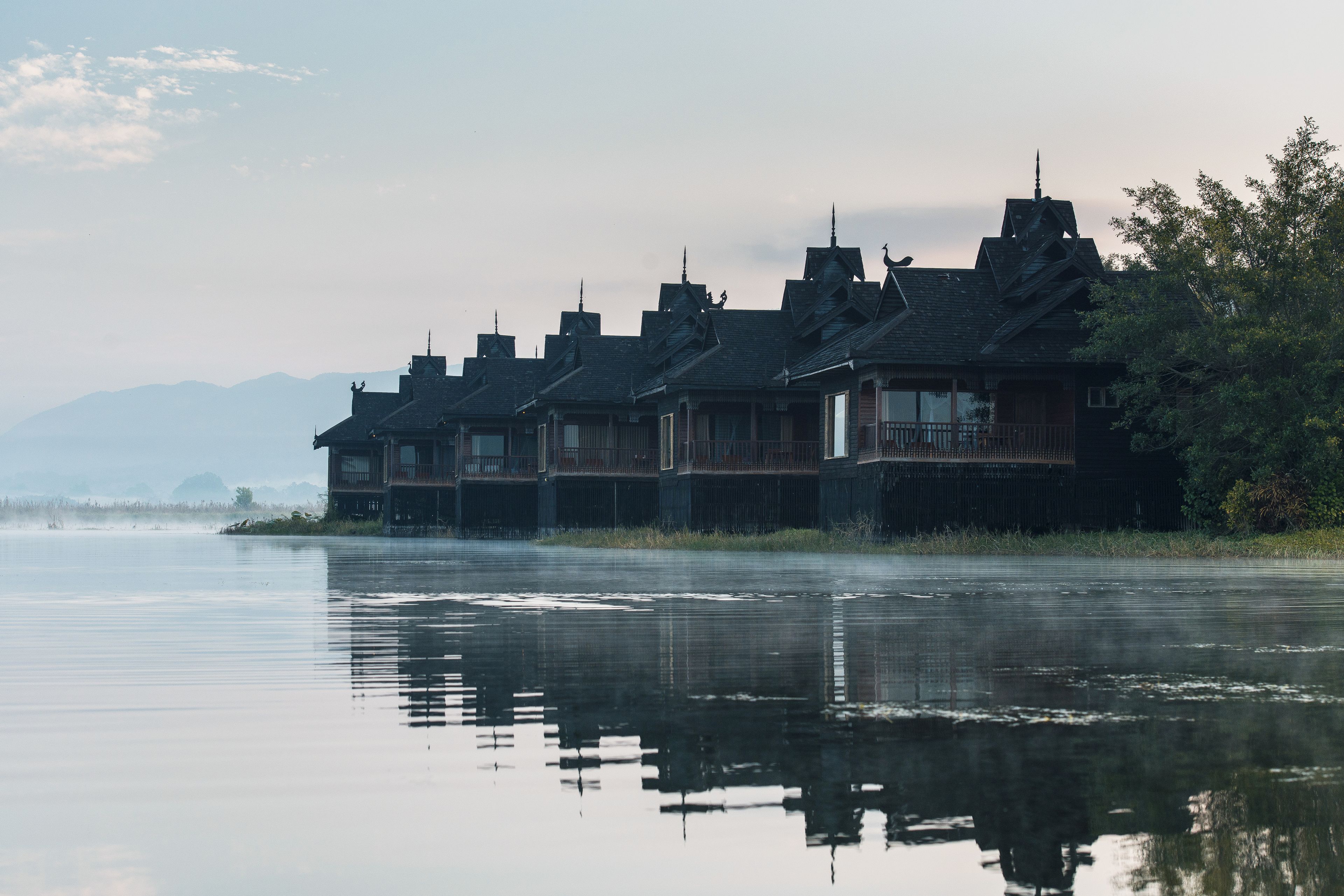 Majoituspaikan julkisivu