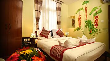 Premium bedding, in-room safe, soundproofing, iron/ironing board