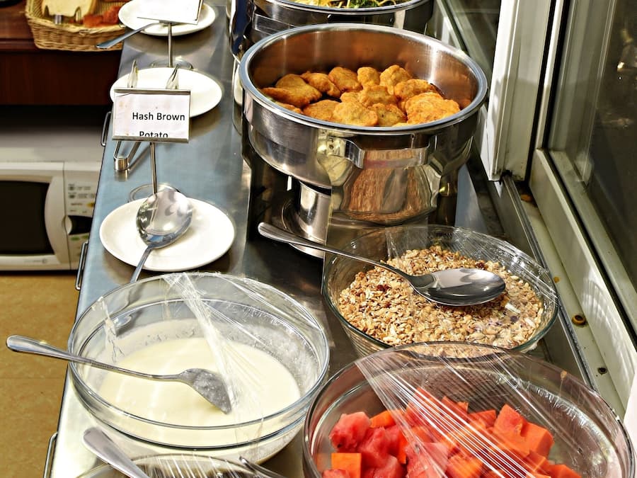 Breakfast buffet