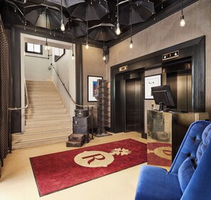 Interior entrance