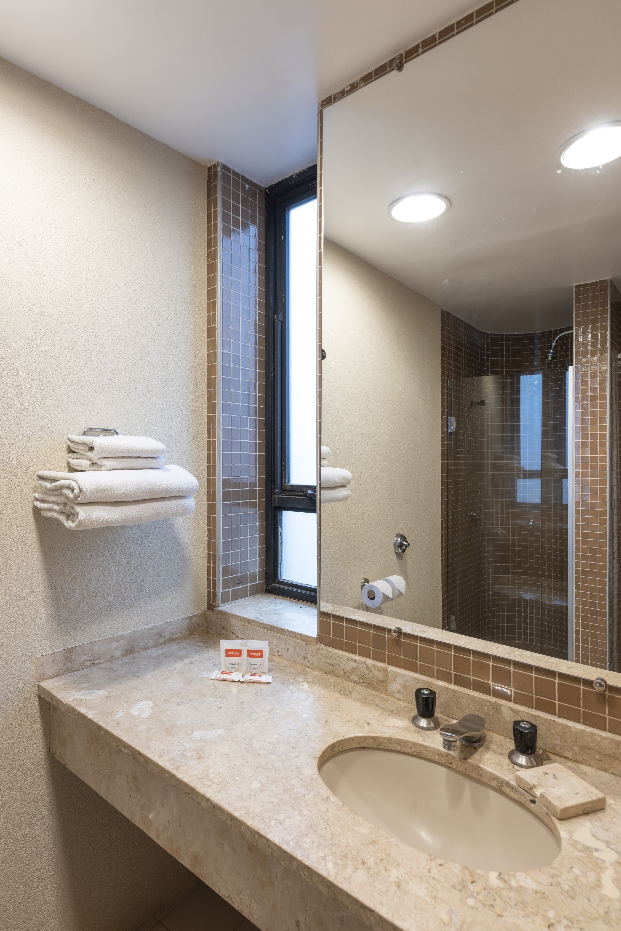 shower, rainfall showerhead, free toiletries, bidet