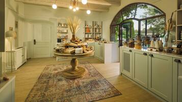 Daily buffet breakfast (EUR 26 per person)