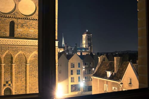 Blick von der Unterkunft