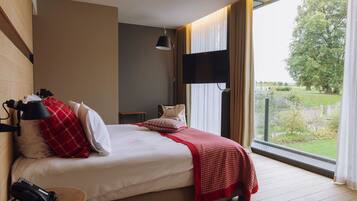 1 habitación y ropa de cama de alta calidad