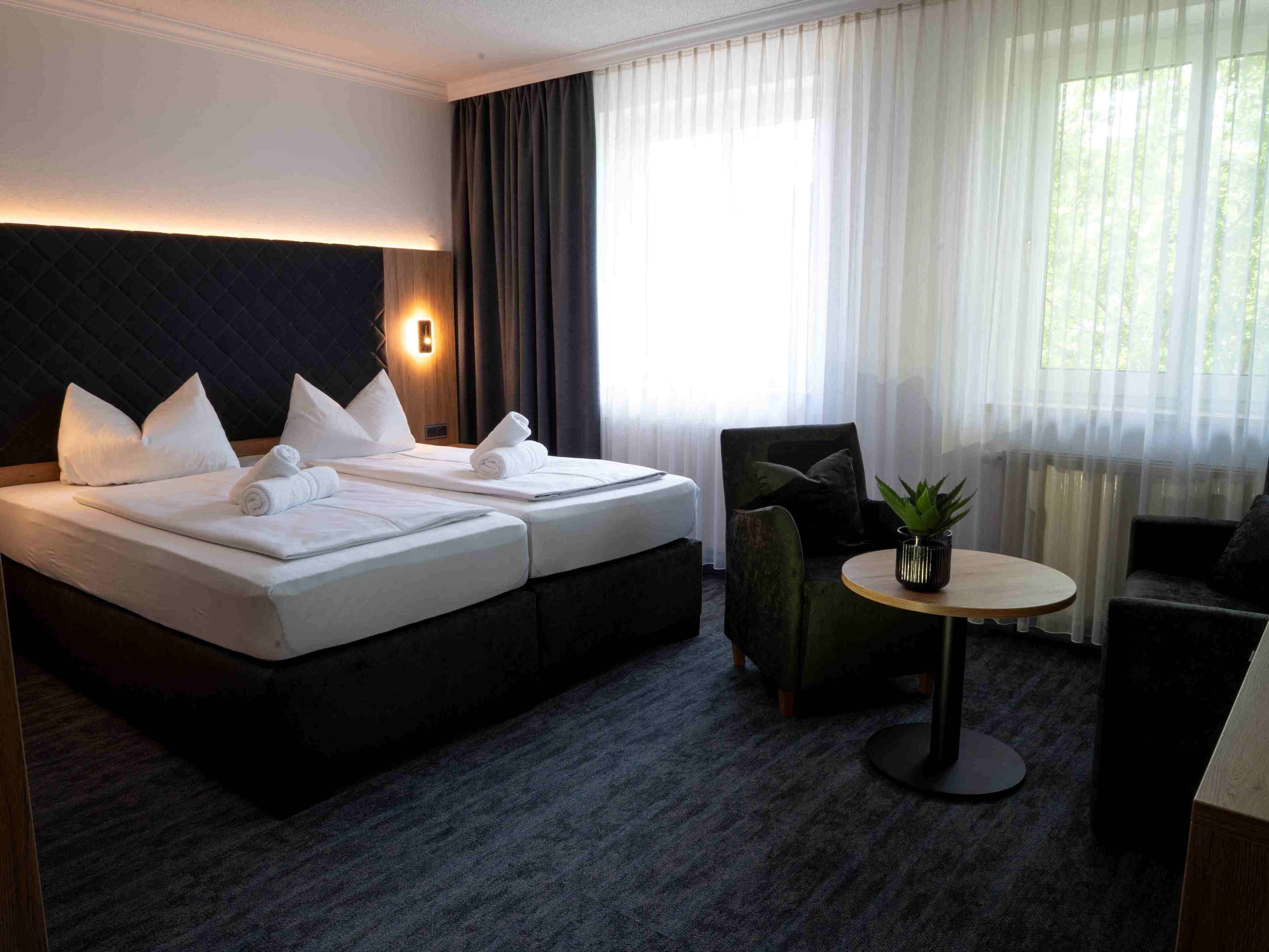 Family Double Room, 1 King Bed, Non Smoking | Individually decorated, desk, laptop workspace, free WiFi