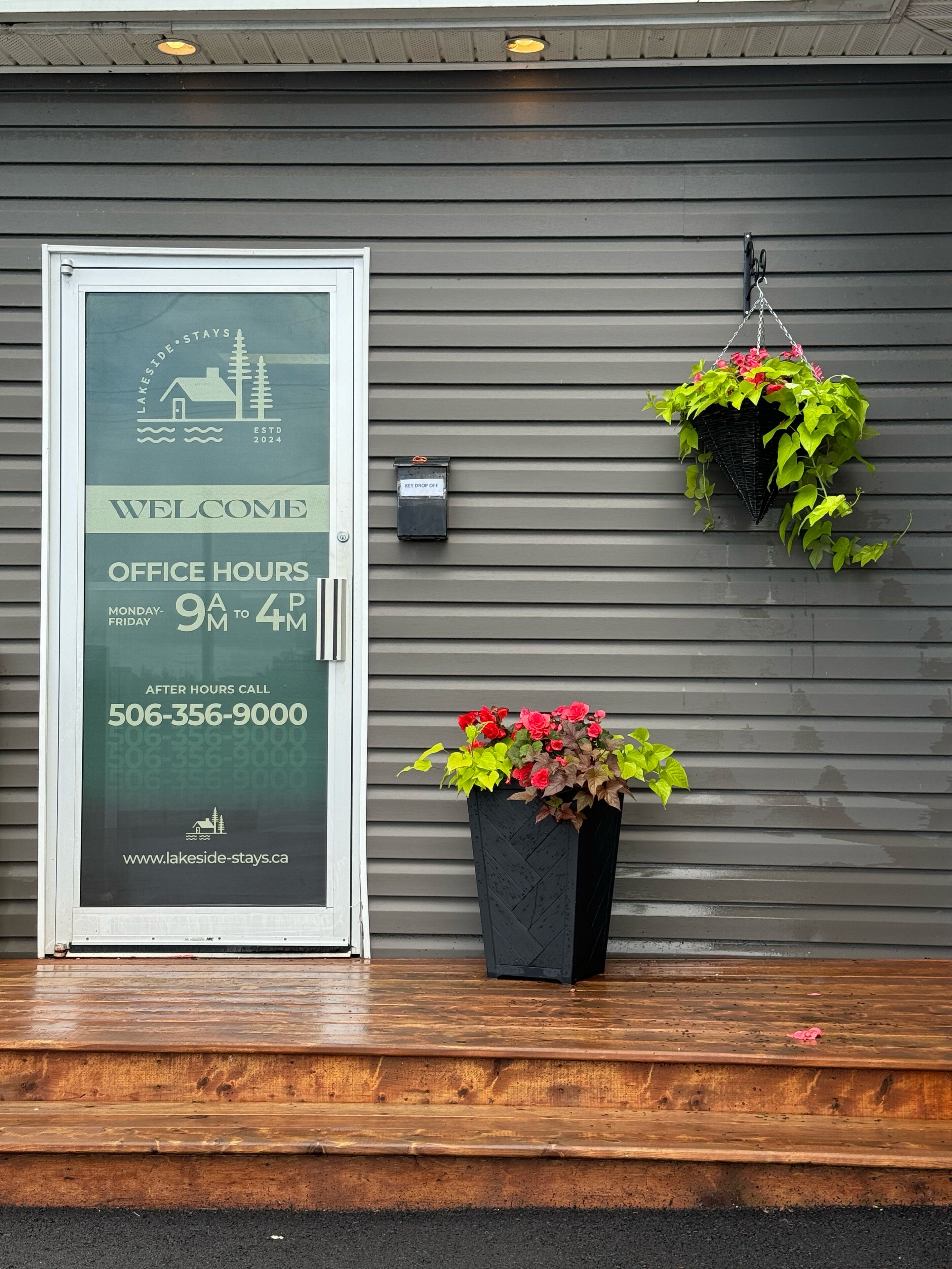 Façade de l’hébergement