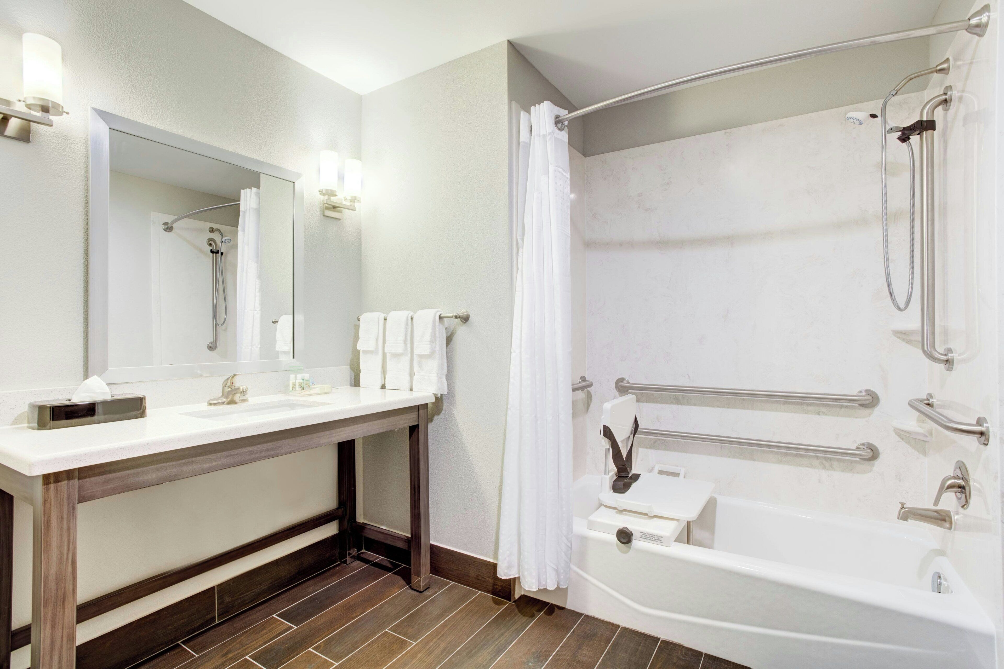 Free toiletries, towels