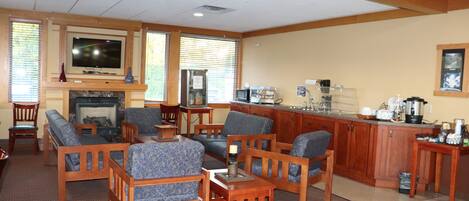 Coin salon dans le hall