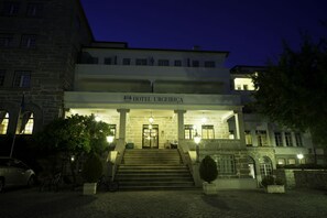 Front of property – evening/night