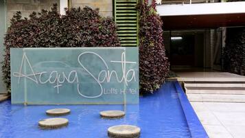 Entrada de la propiedad