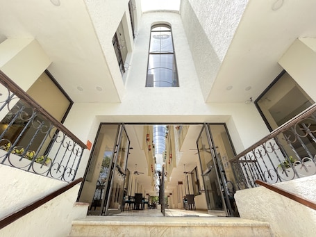 Fachada de la propiedad. Hotel del Paseo Campeche