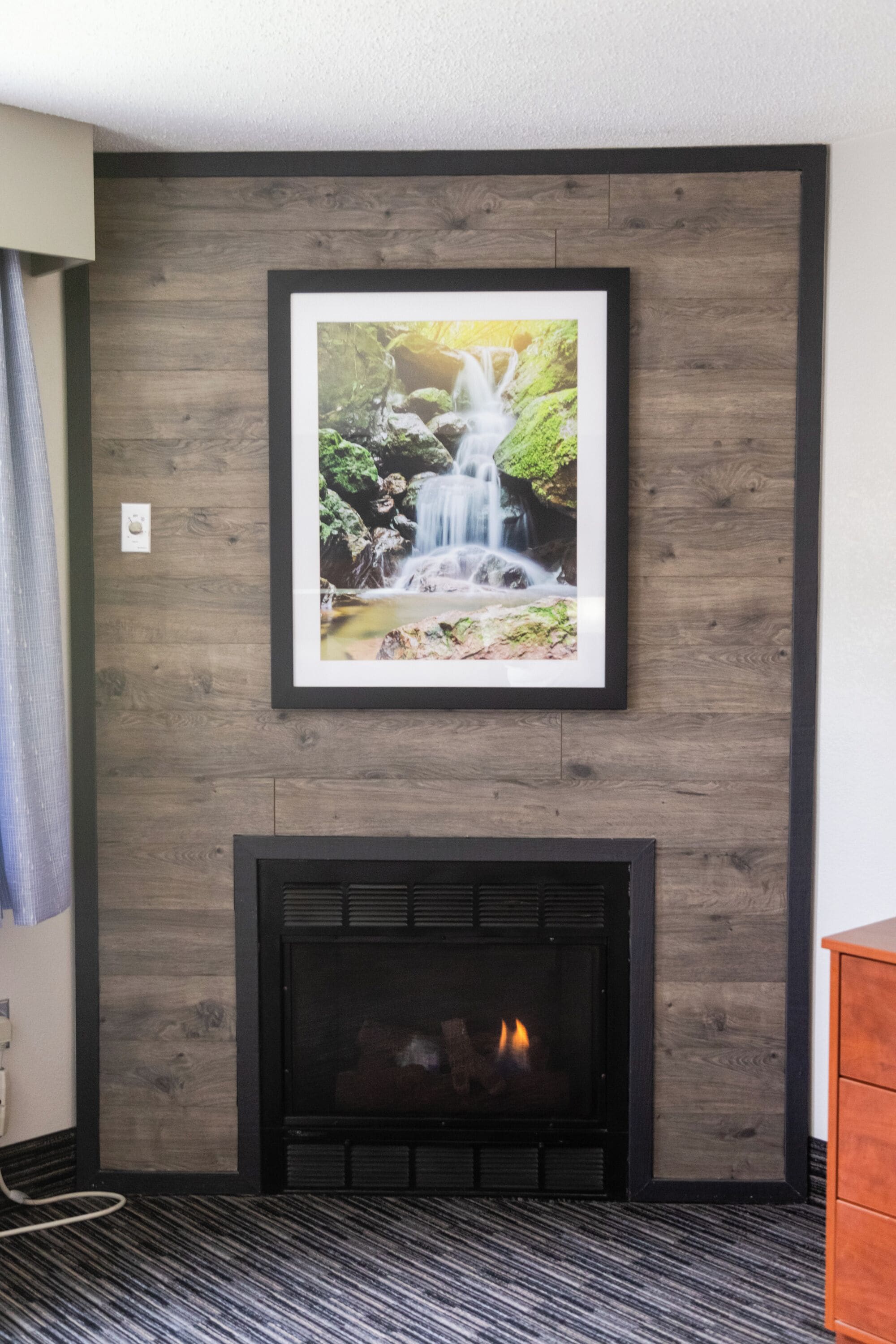 newly renovated 1 king bed with sofa bed, fireplace, jetted tub, private balcony on river | 1 bedroom, desk, laptop workspace, blackout curtains