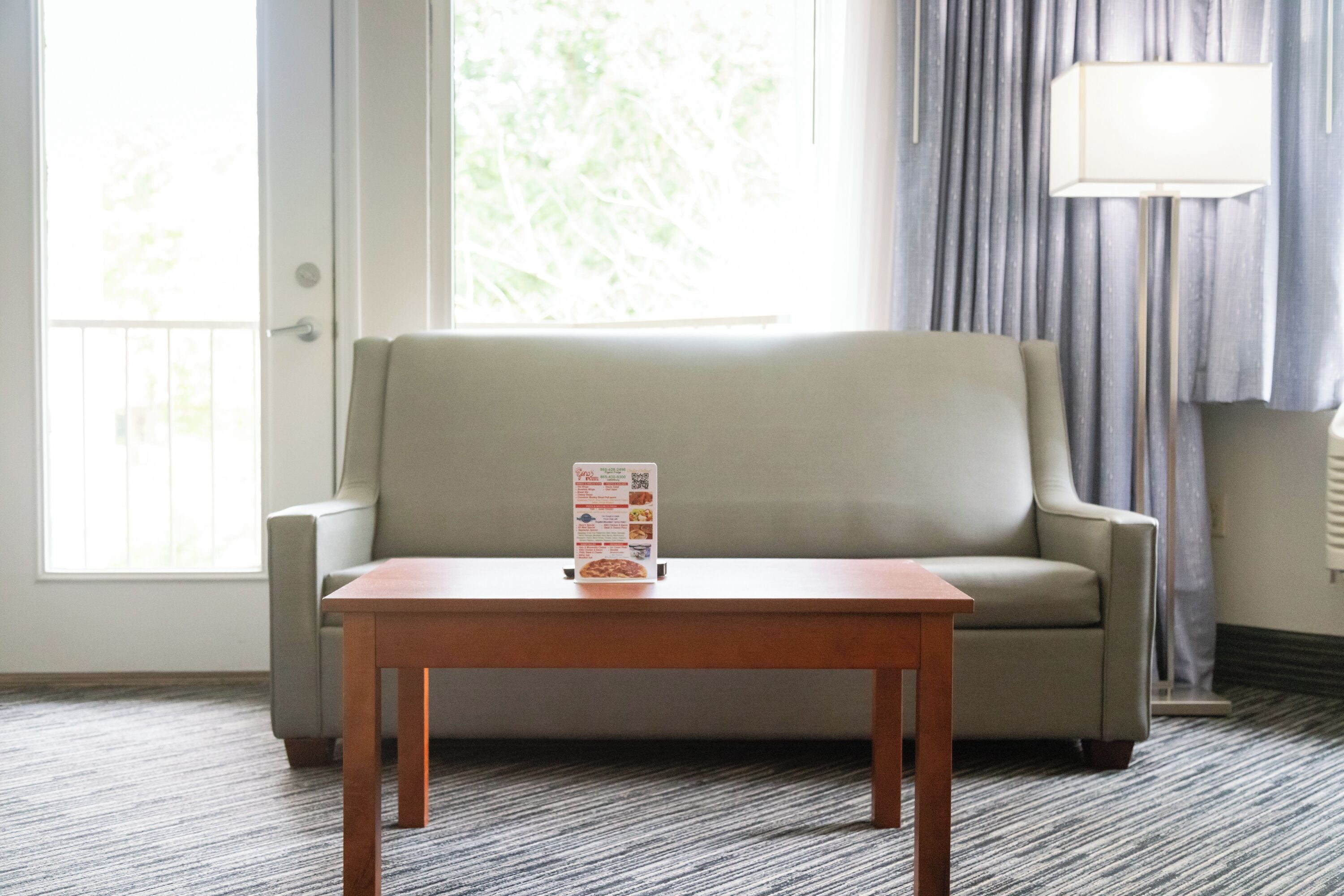 1 bedroom, desk, laptop workspace, blackout curtains