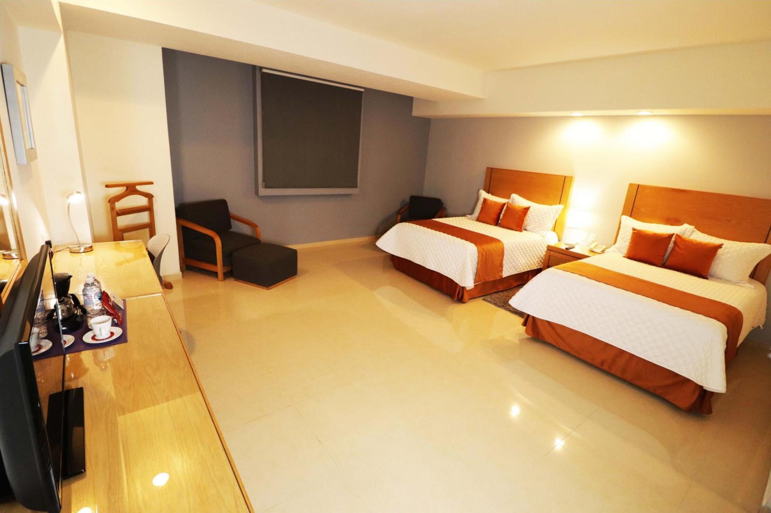 standard double room, 2 double beds | view from room