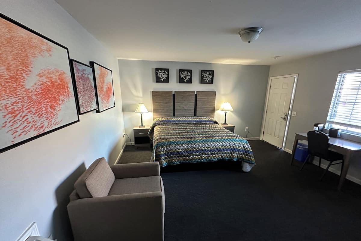 Habitación, 1 cama King size (Pet Friendly) | Wifi gratis y ropa de cama