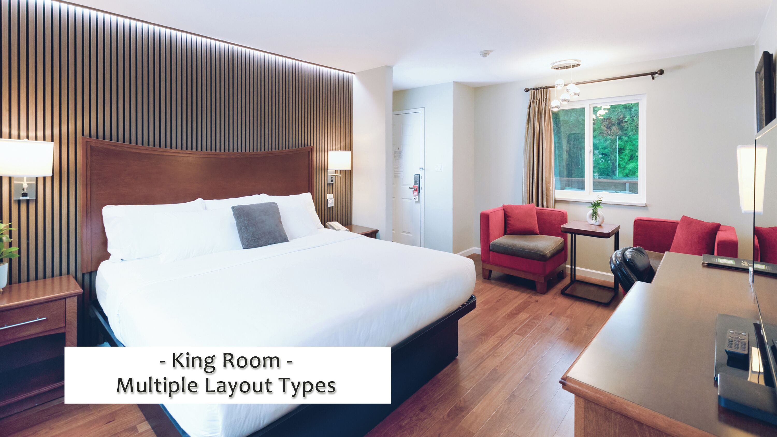 Standard Room, 1 King Bed | Premium bedding, desk, iron/ironing board, bed sheets