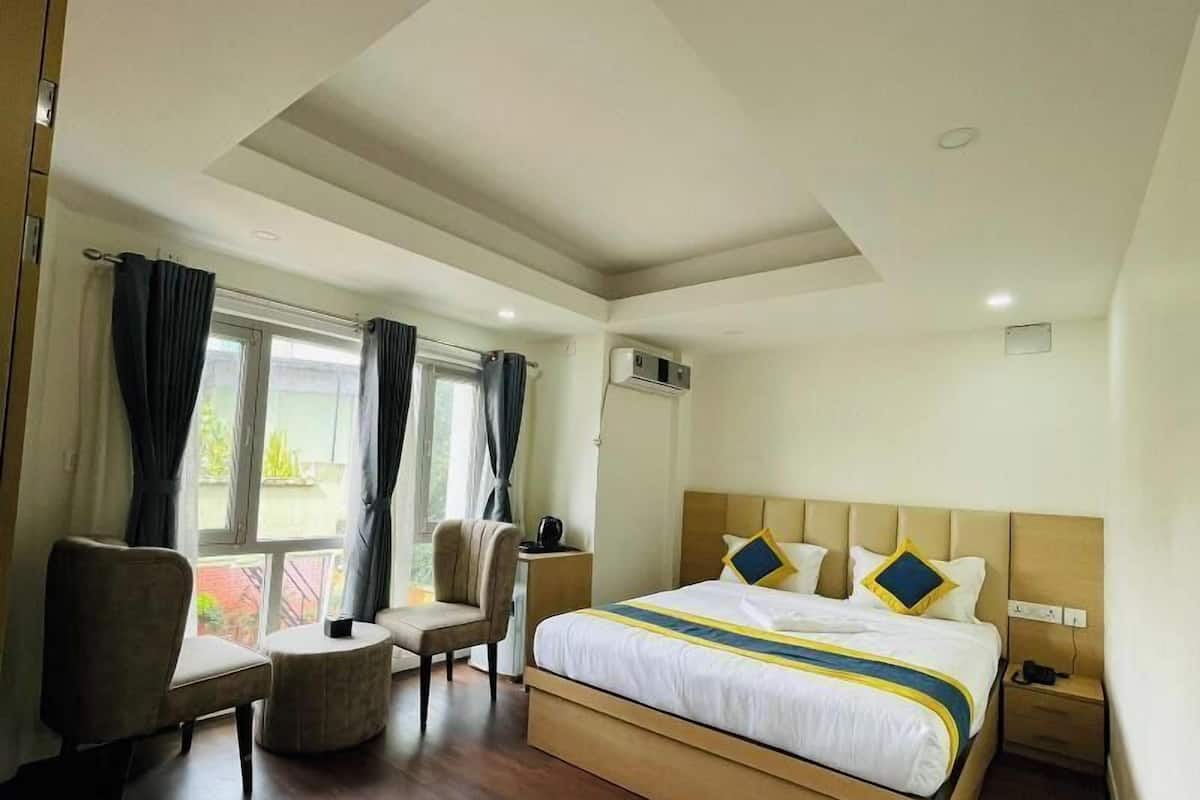 Egyptian cotton sheets, premium bedding, memory-foam beds, minibar
