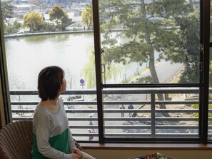 Standard Japanese Style Twin Room with Pond View, Non Smoking | View from room