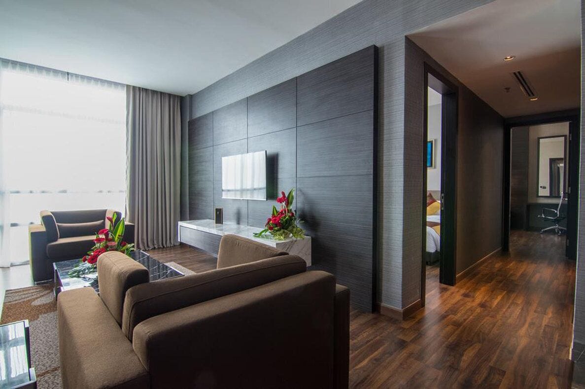 apartment | 1 bedroom, free minibar, in-room safe, desk