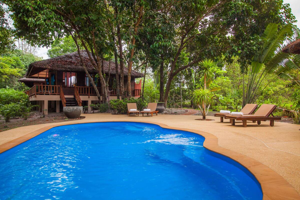 Villa, 4 chambres, piscine privée | Terrasse/patio