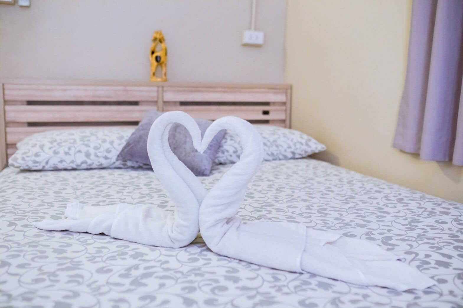 standard quadruple room, 2 double beds, private bathroom, courtyard area | minibar, in-room safe, desk, blackout curtains