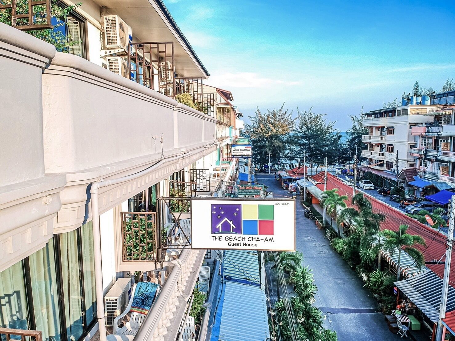 Façade de l’hébergement