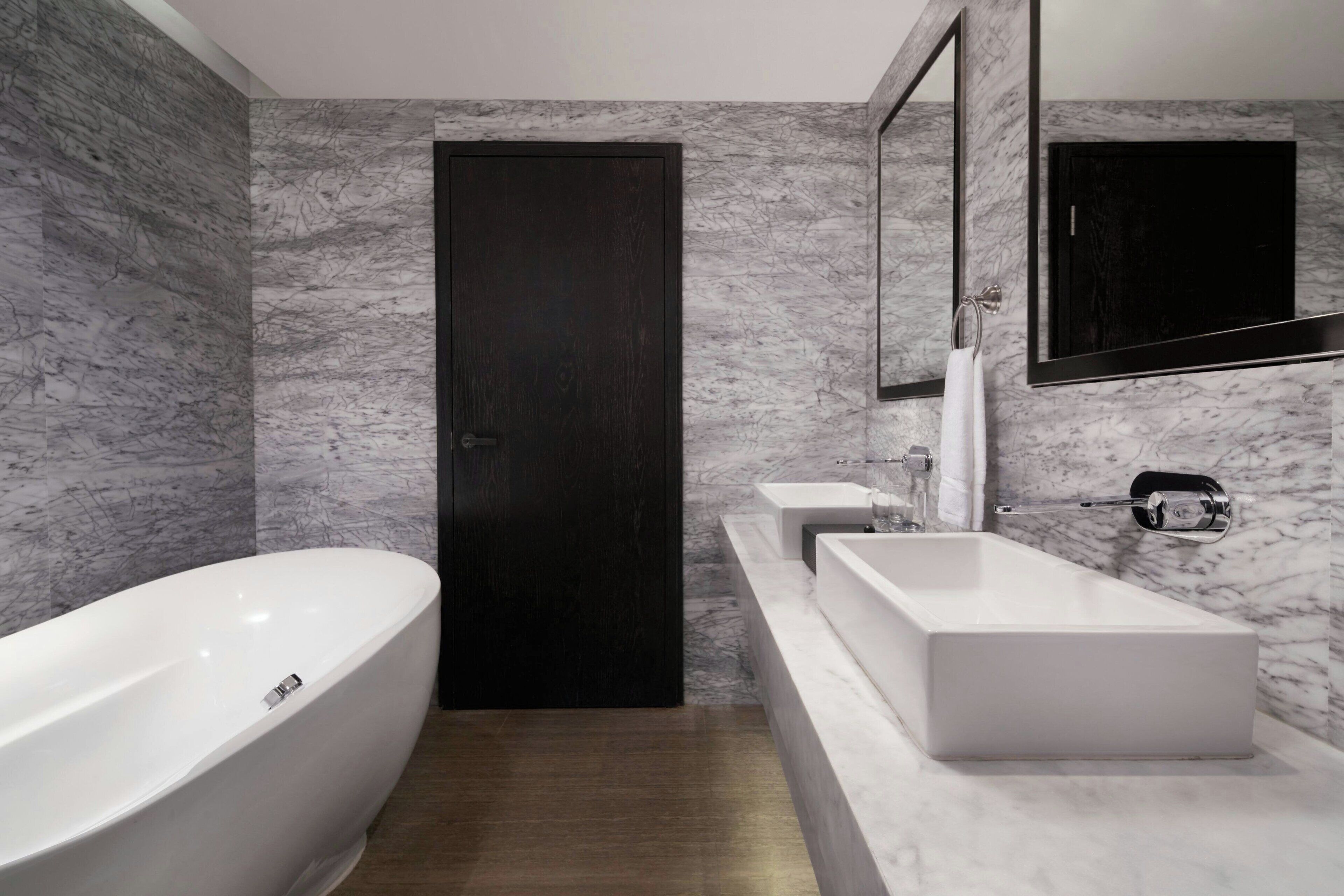 shower, hydromassage showerhead, hair dryer, bathrobes