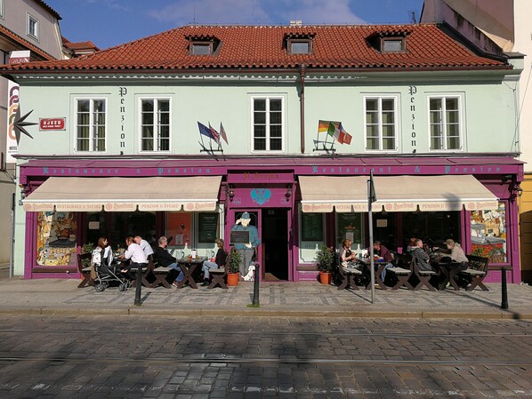 Façade de l’hébergement