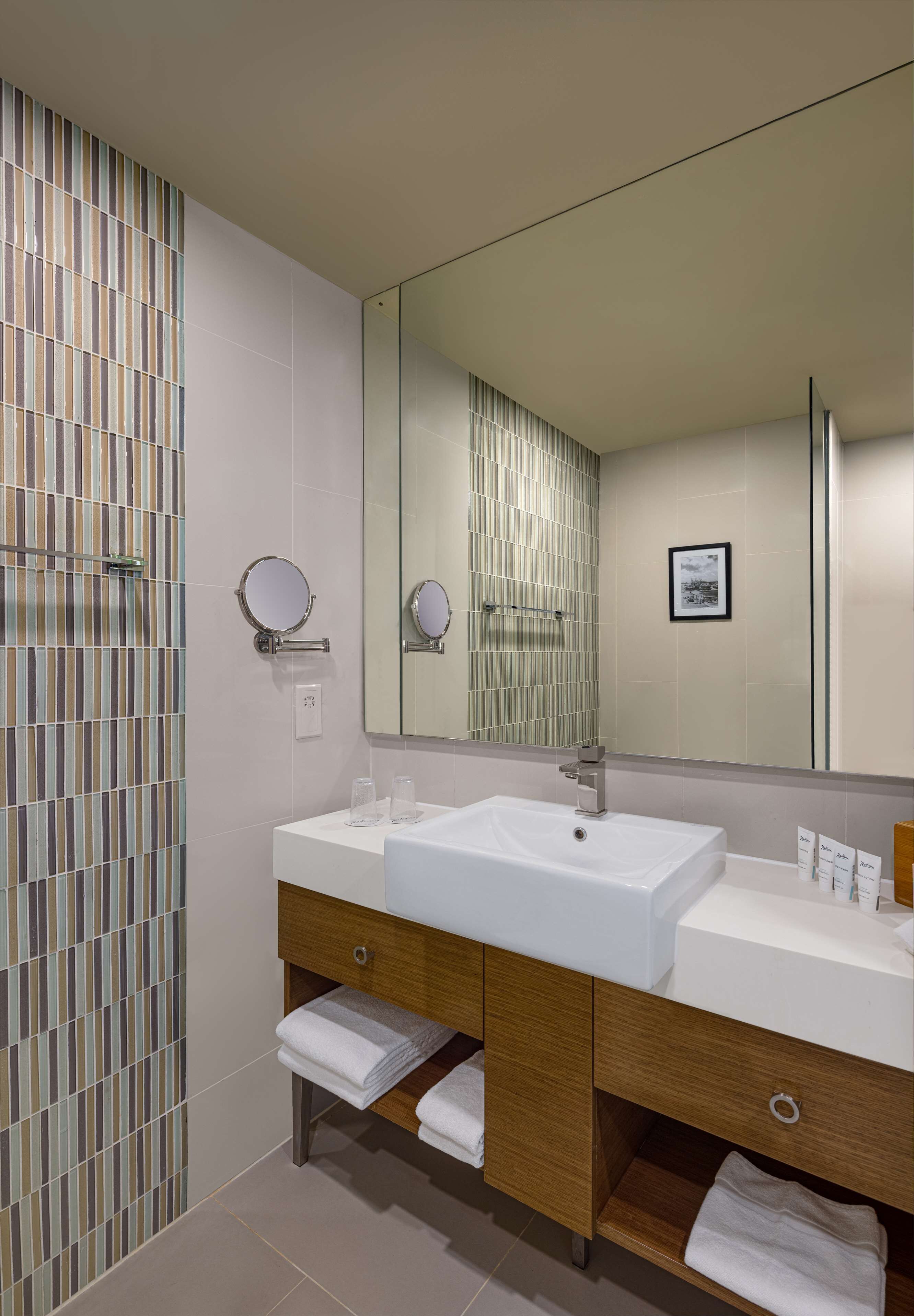 shower, eco-friendly toiletries, hair dryer, bidet