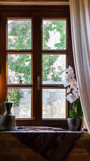 Suíte romântica (DENIZ) | 1 quarto, lençóis italianos Frette, roupas de cama premium