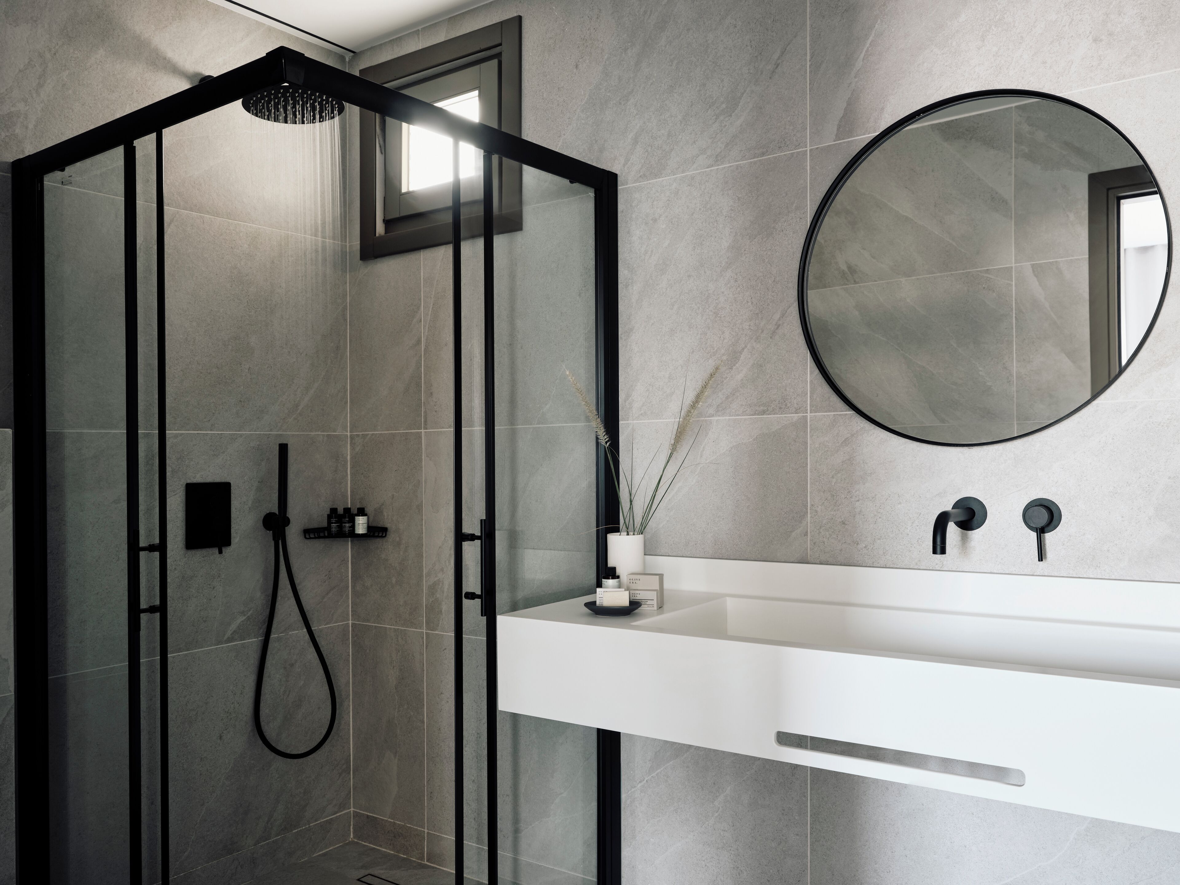 two-room, sea view | bathroom | shower, free toiletries, hair dryer, towels