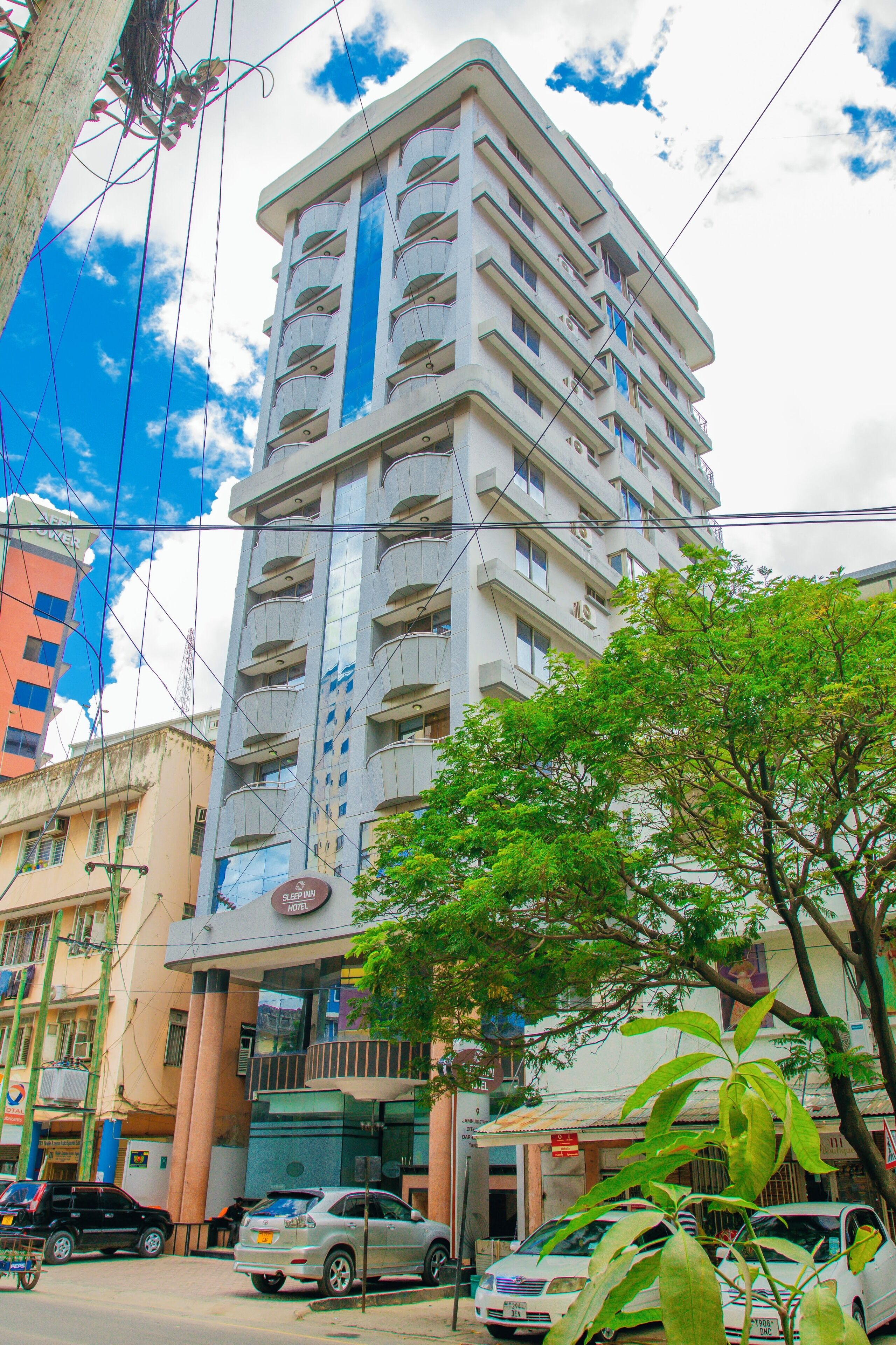 Majoituspaikan sisäänkäynti