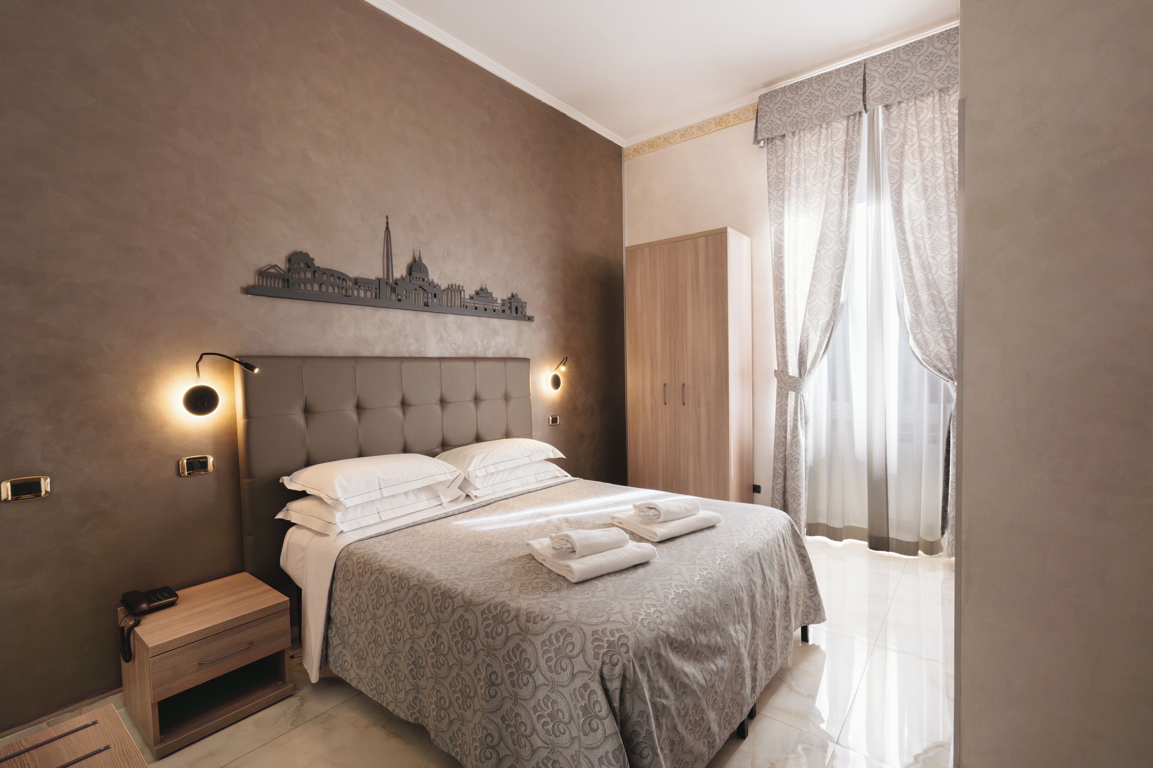 Camera Economy con letto matrimoniale o 2 letti singoli, balcone | Biancheria da letto di alta qualità, una cassaforte in camera