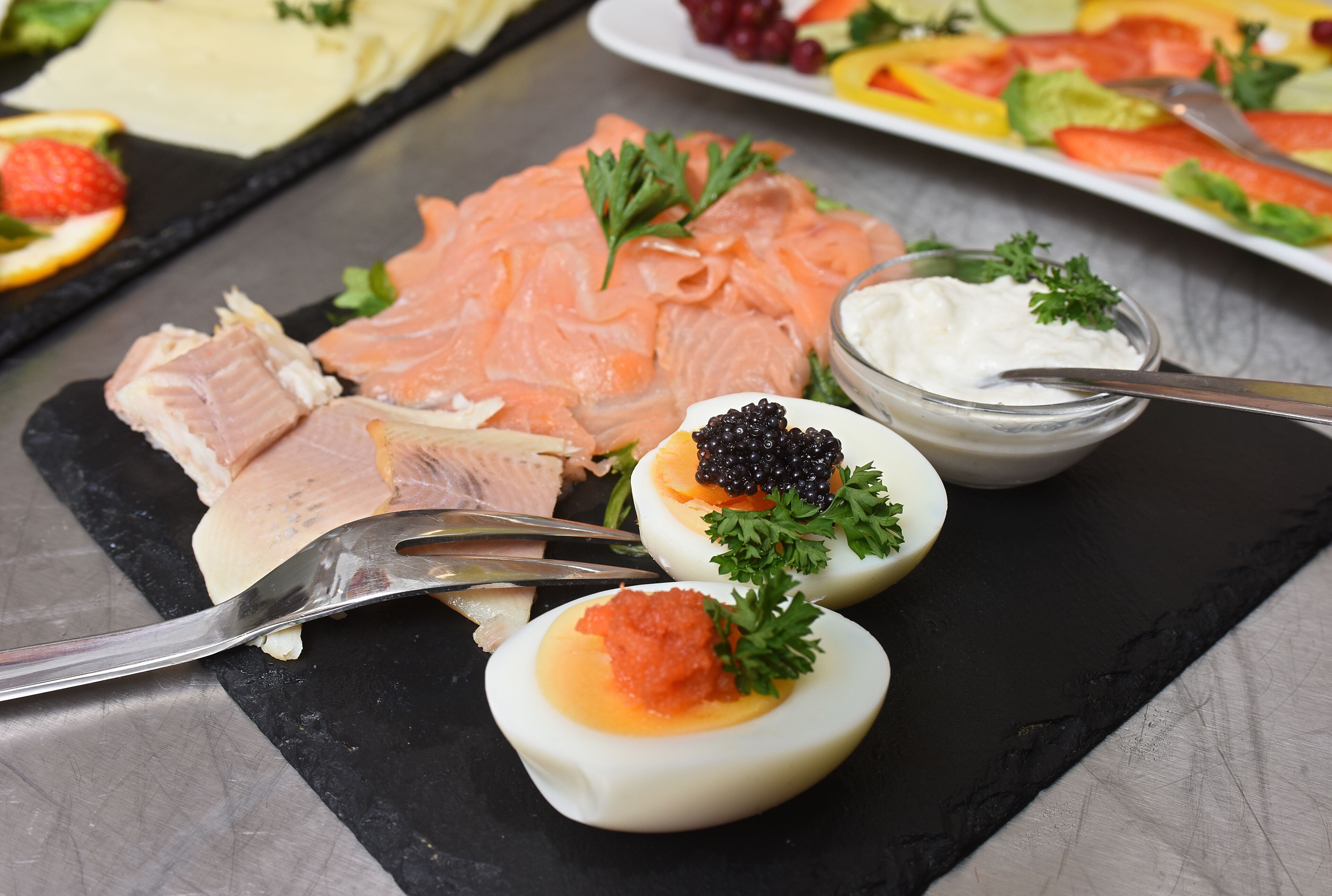 daily buffet breakfast (eur 13.50 per person)
