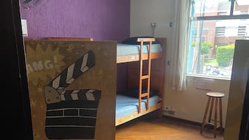 Shared Dormitory, Women only, Private Bathroom (6 pax) | Blackout drapes, iron/ironing board, WiFi (free)