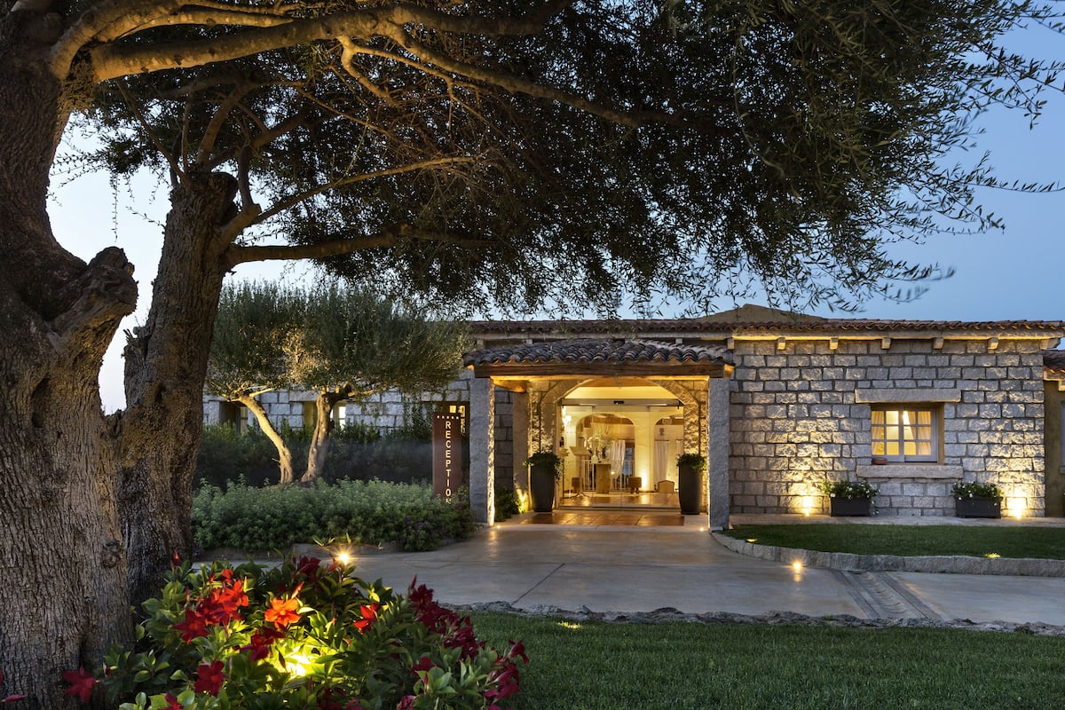 front of property – evening/night