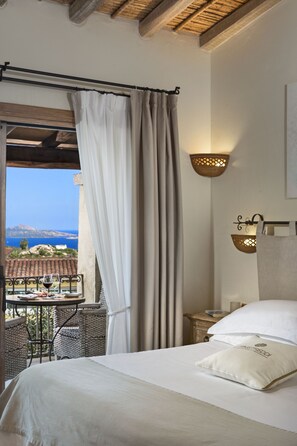 Deluxe Room, Balcony, Partial Sea View | View from room