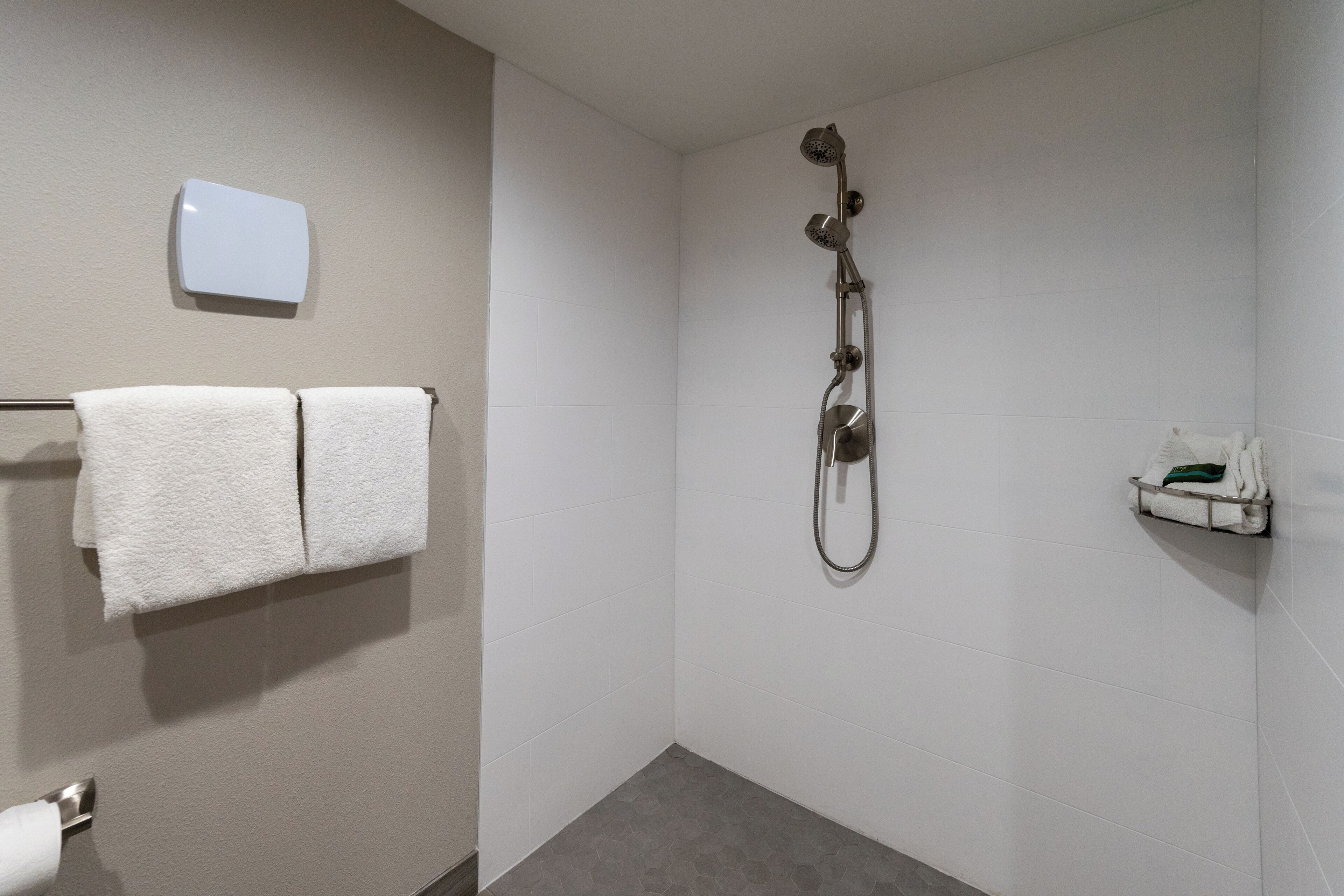 premium room, 1 king bed, accessible | bathroom | free toiletries, hair dryer, towels, soap