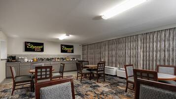 Daily cooked-to-order breakfast for a fee