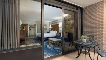 Premium Room, 1 King Bed, Balcony | Terrace/patio