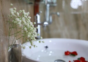 Ducha, artículos de higiene personal gratuitos y secador de pelo