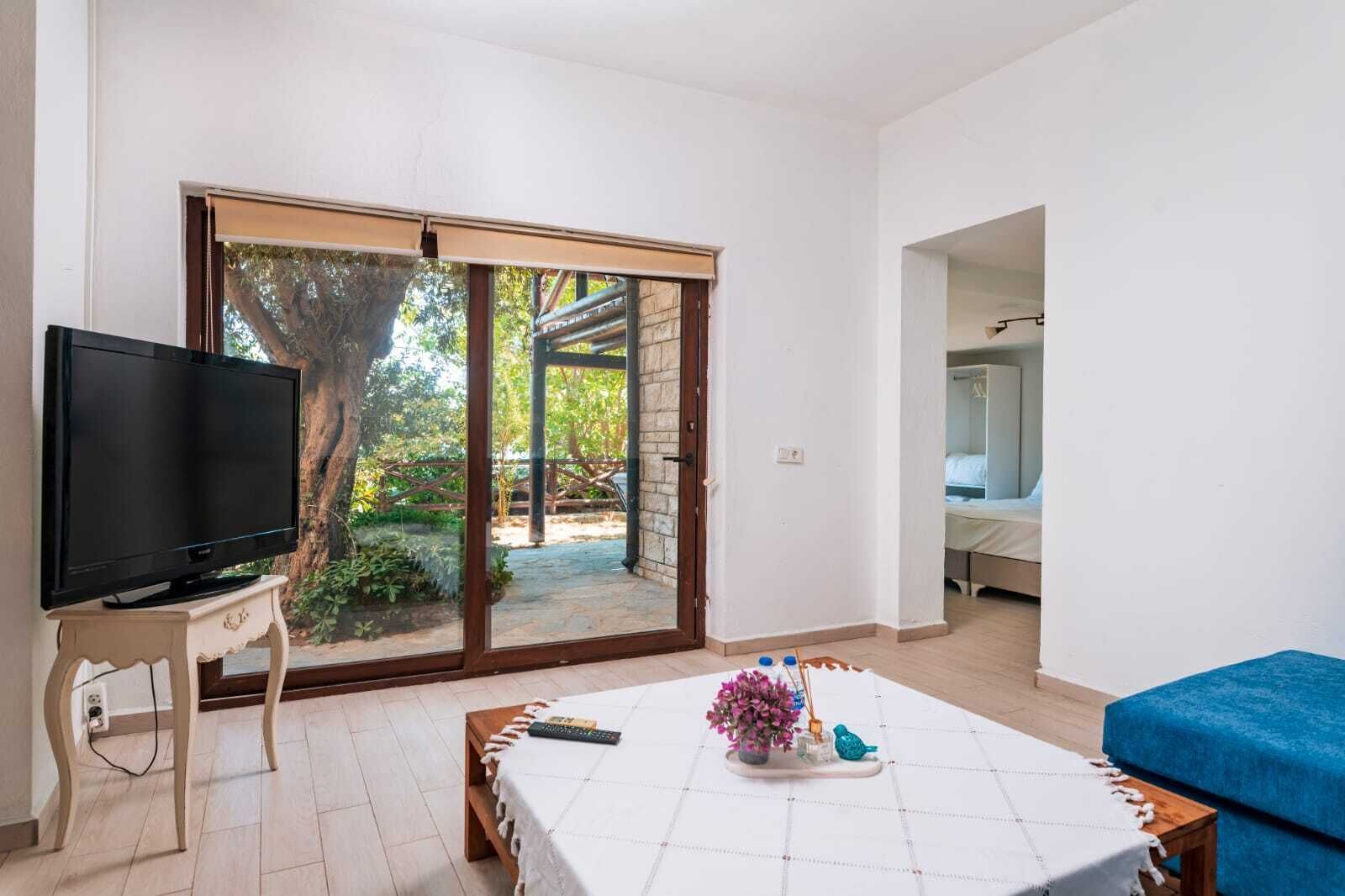 garden suit | living area | flat-screen tv