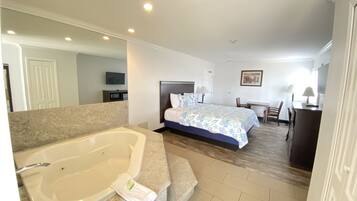 Premier Room, Sea View (Spa Bath) | Desk, blackout drapes, iron/ironing board, free WiFi