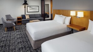 Rom, 2 queensize-senger, tilgjengelighetstilpasset, badekar