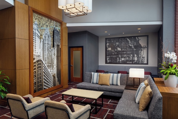 Sala de estar en el lobby