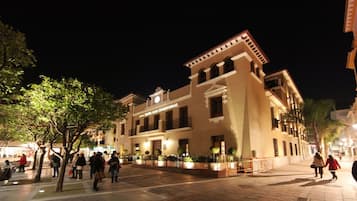 Front of property – evening/night
