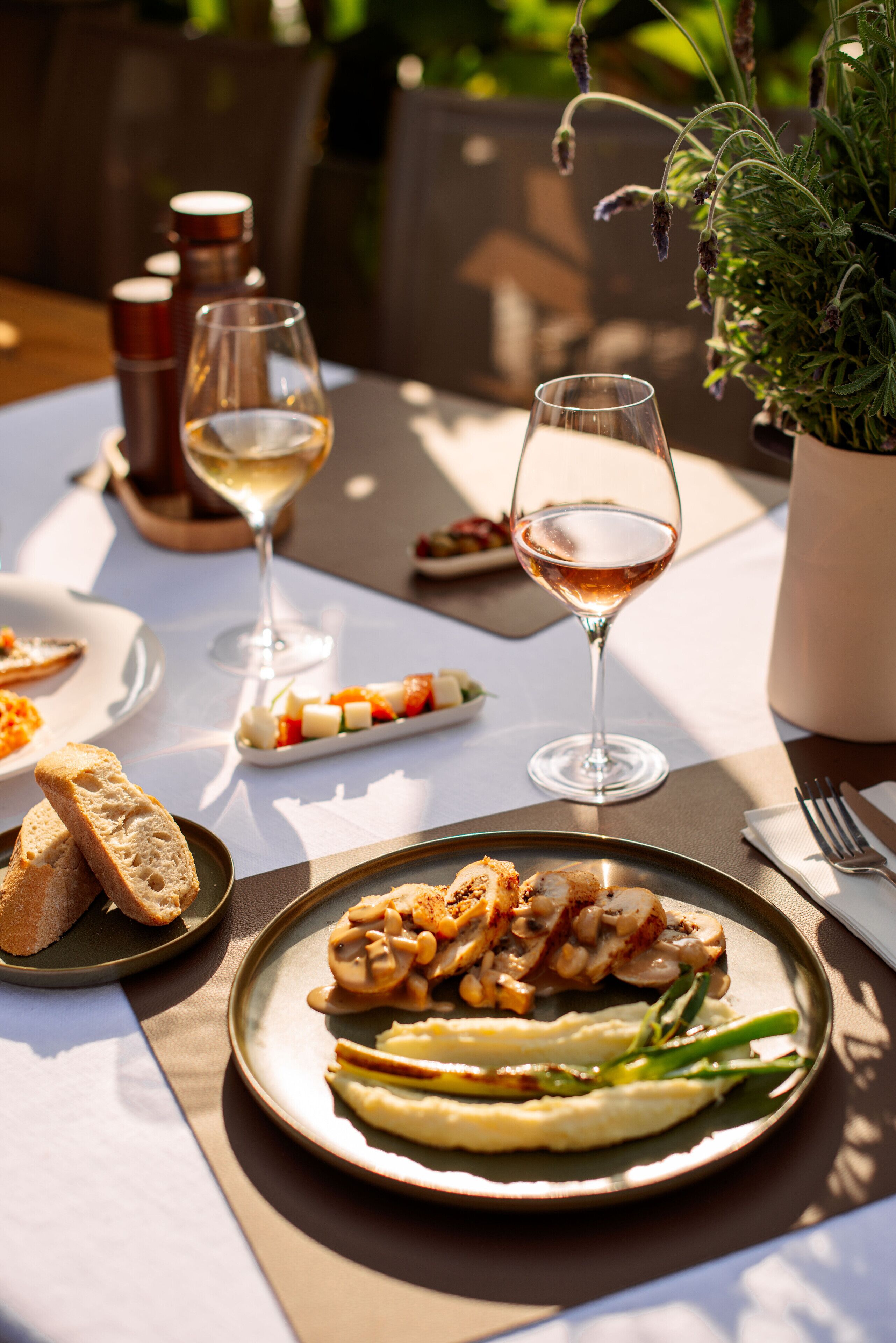 breakfast, lunch, dinner served; mediterranean cuisine