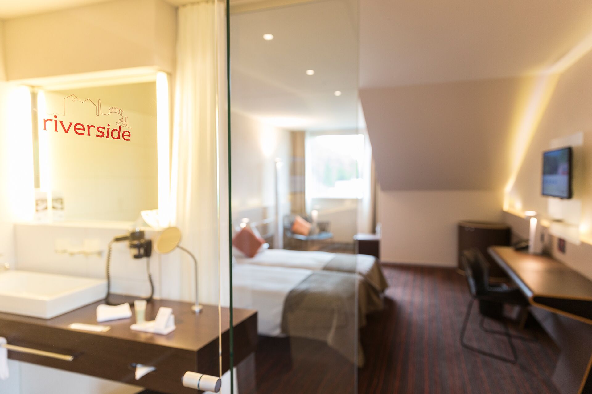 free toiletries, hair dryer, slippers, towels