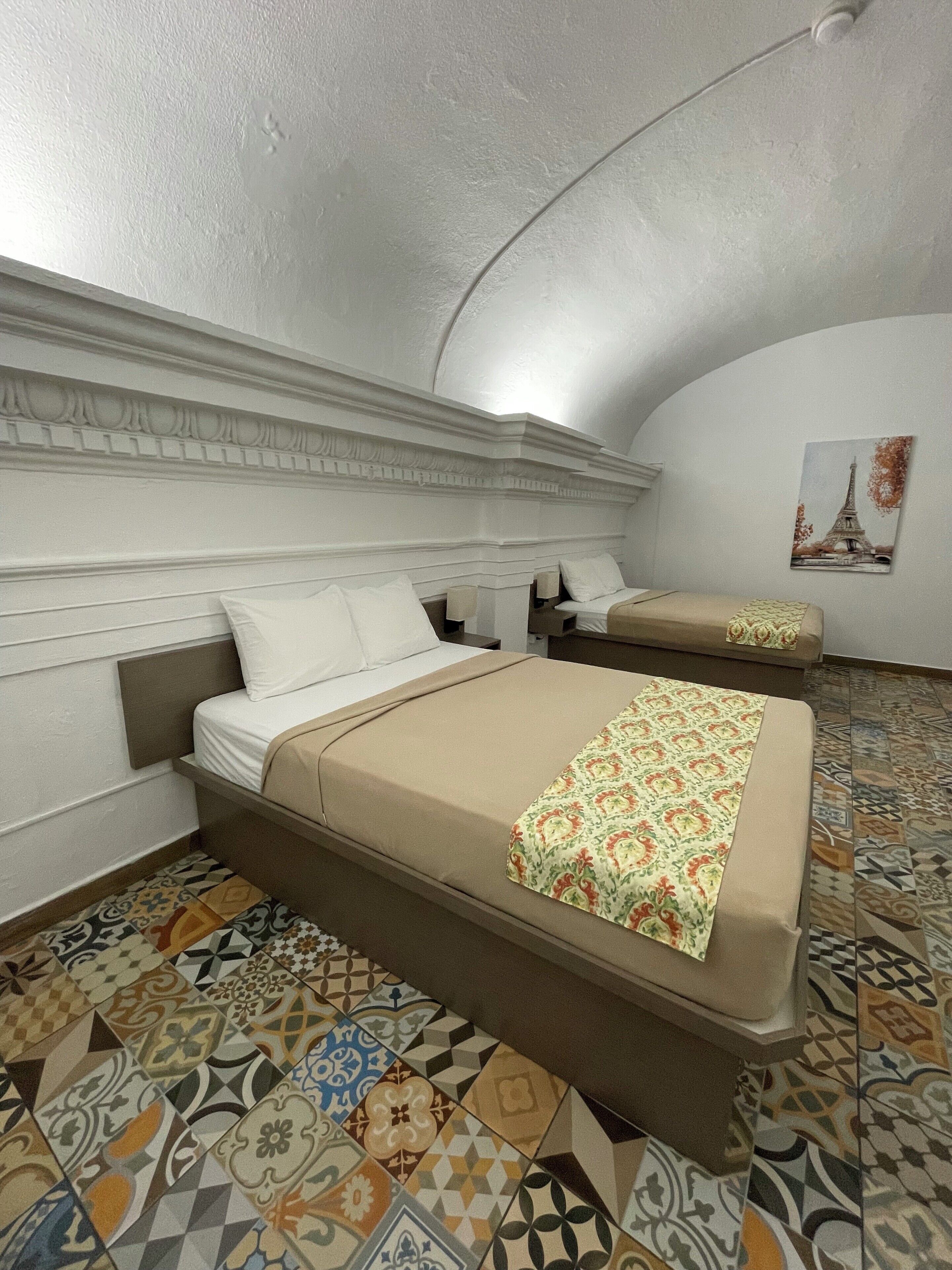 Double Room | Individually decorated, individually furnished, blackout drapes